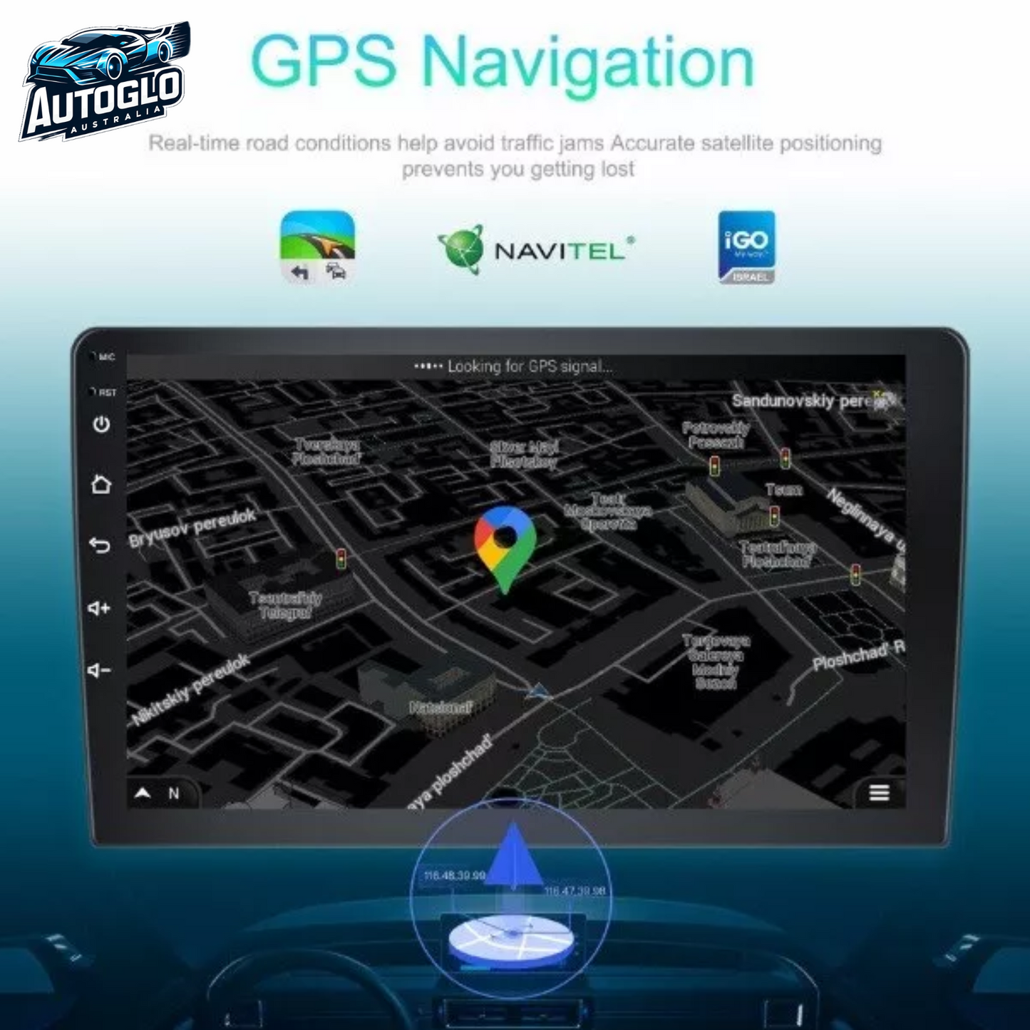 Autoglo Australia 9" Android Carplay BT GPS WiFi Stereo for Audi Q3 8U - 1 SD CARD (2015-18)