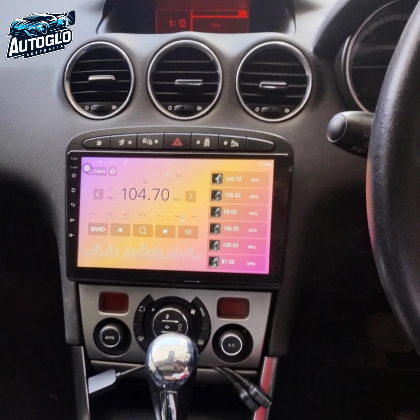 Autoglo Australia 9" (2G+32G) GPS BT CARPLAY ANDROID 13 PEUGEOT 308 (2008-14)-FREE GIFTs
