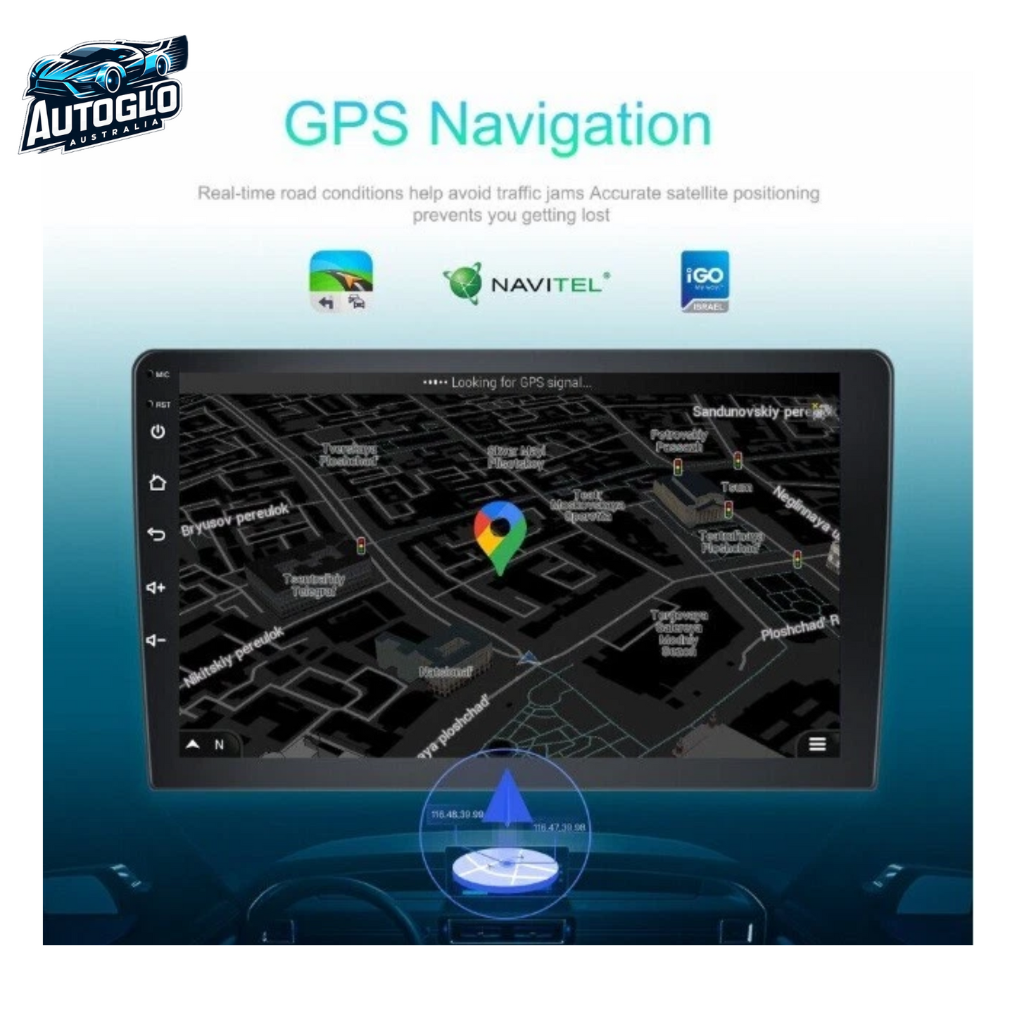 Autoglo Australia 9" Android Carplay BT GPS Stereo for FORD KUGA ESCAPE 2GB+32G (2013-17)