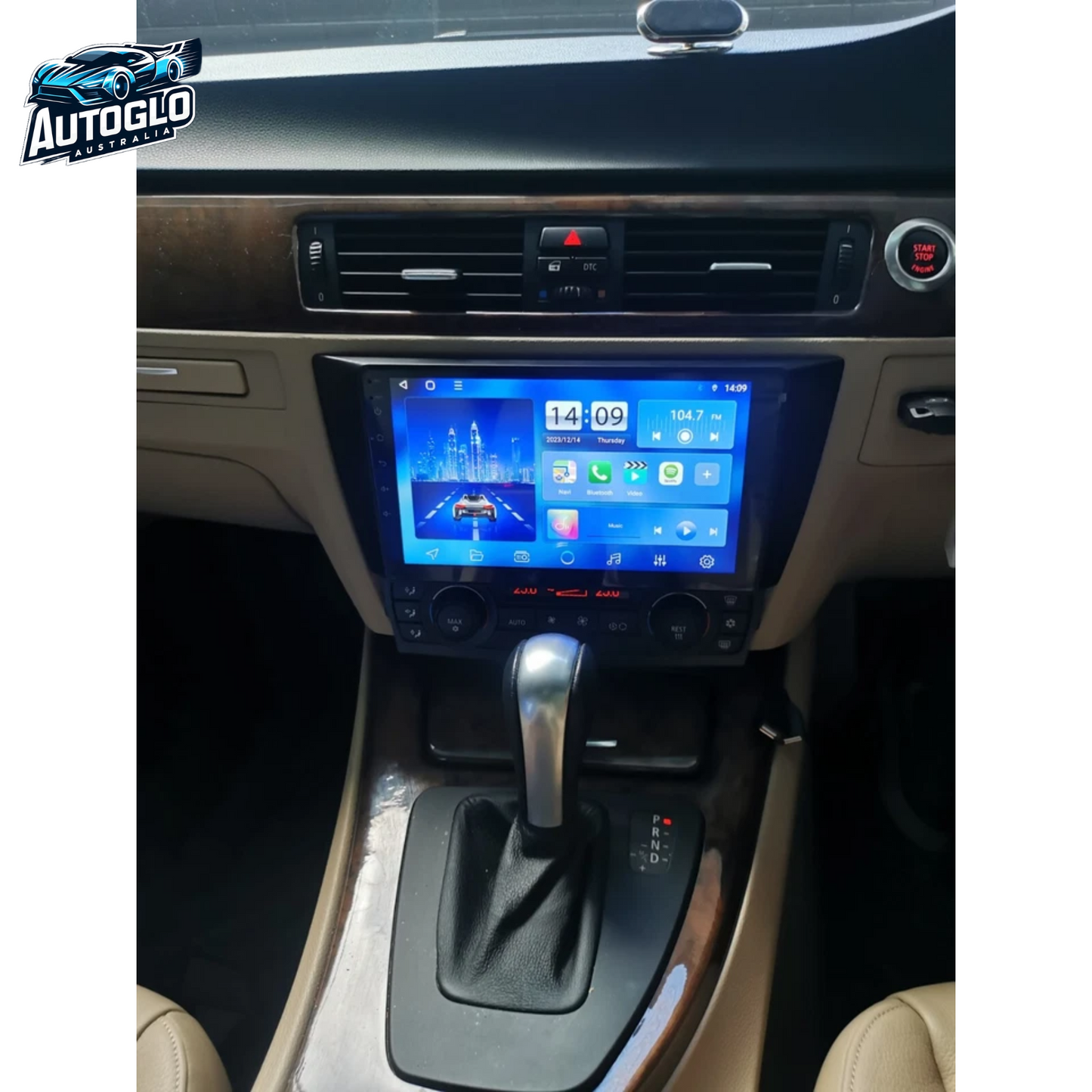 Autoglo Australia 9" (2G+32G)GPS BT WiFi CARPLAY ANDROID Stereo For BMW 3 Series E90 E91 E92 E93
