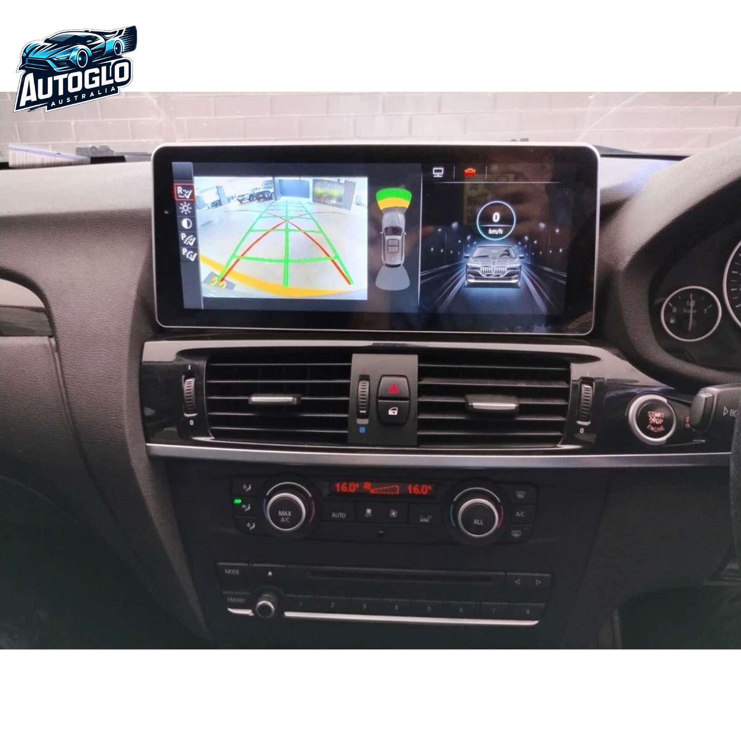 Autoglo Australia BMW X3 F25 X4 F26 12.3" XL FHD Carplay Android BT GPS 4G Auto Stereo (NBT only)