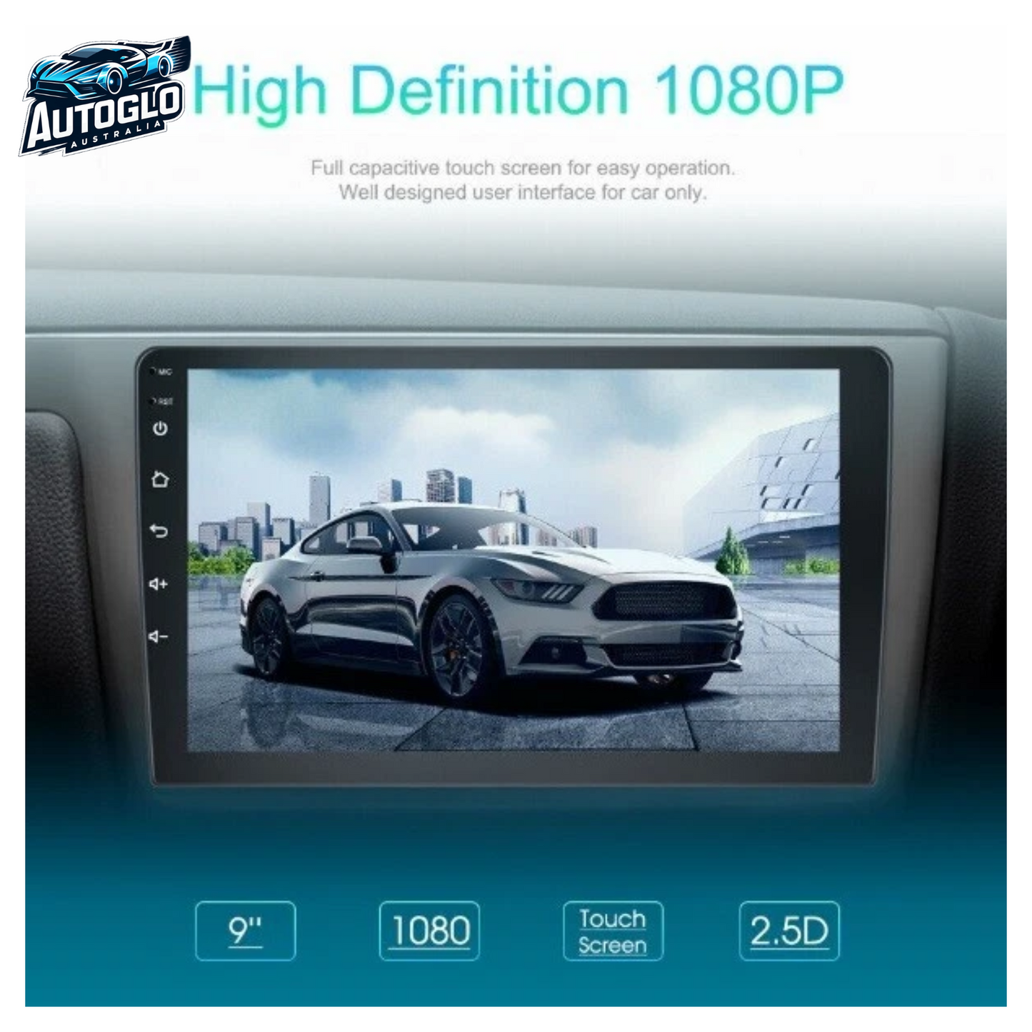 Autoglo Australia 9" CarPlay Android For MAZDA CX5 High Conf (2015+ Models) GPS BT WiFi 2GB+32GB