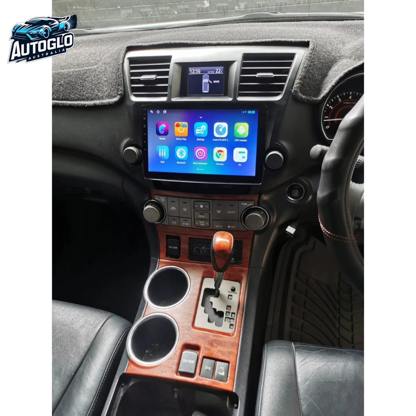 Autoglo Australia 10.1" Android Stereo Carplay for TOYOTA KLUGER BT GPS NAVI 2GB+32GB (2009-14)