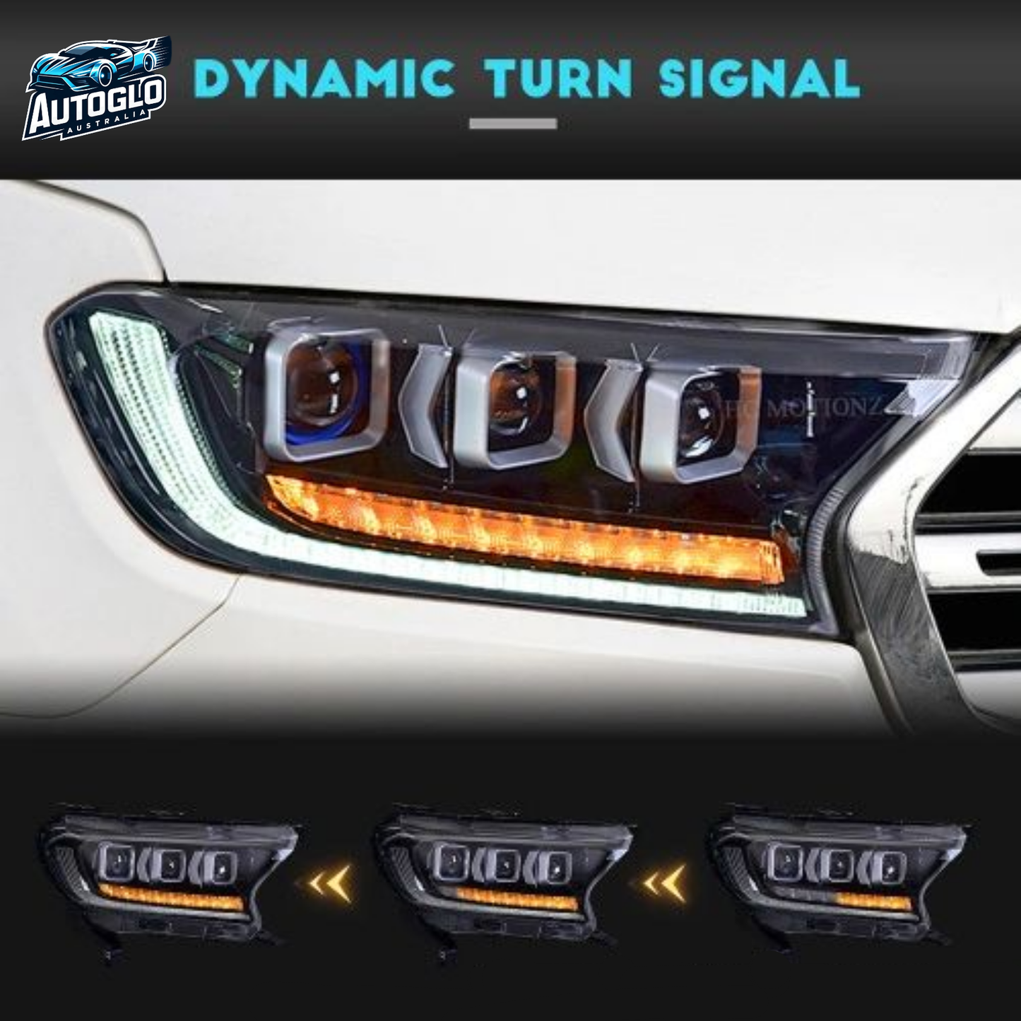 LED Headlights for Ford Ranger 2015-2020 v1