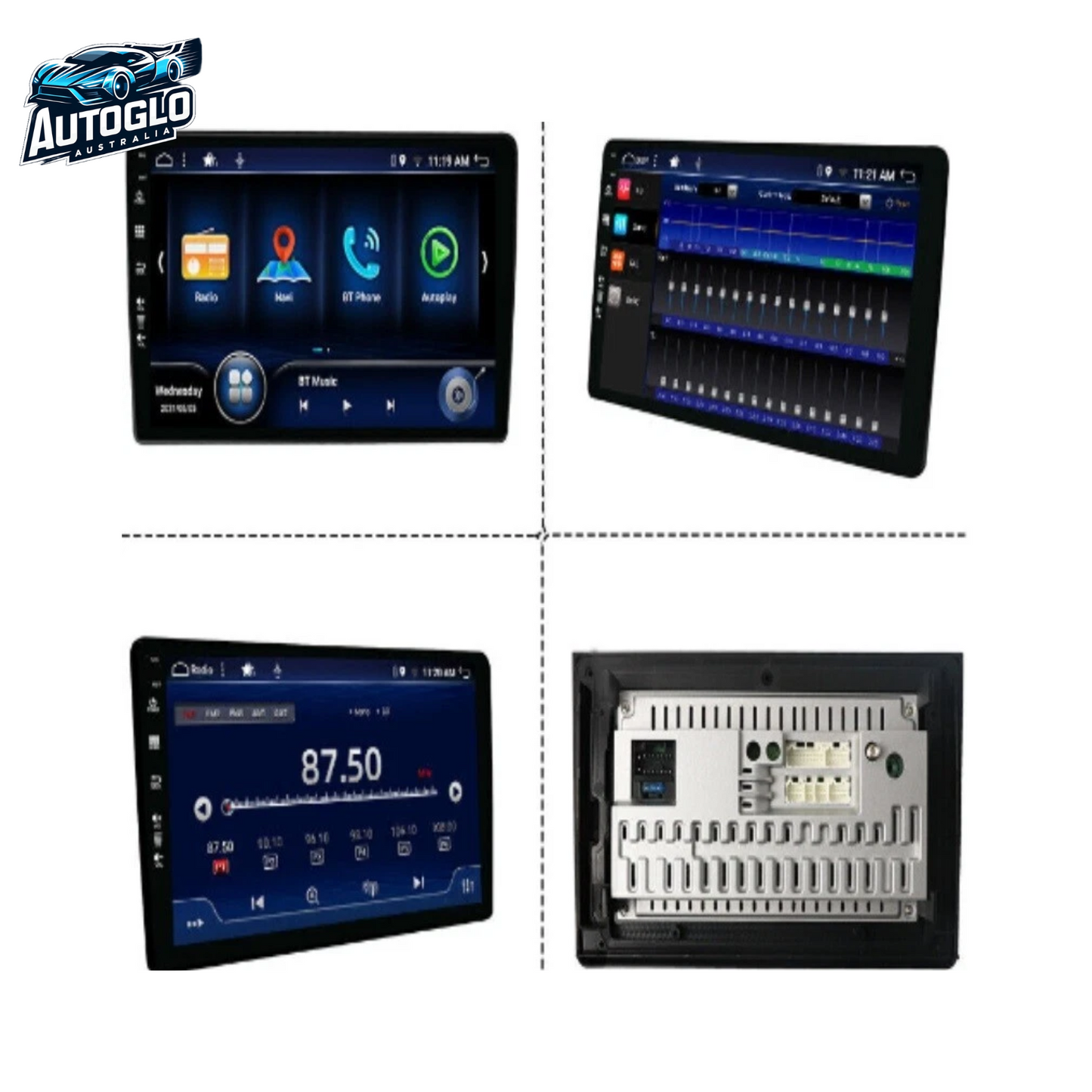 Autoglo Australia 9" GPS BT WiFi CARPLAY ANDROID Stereo For Audi A4 B6 B7 S4 RS4 (2000-08)