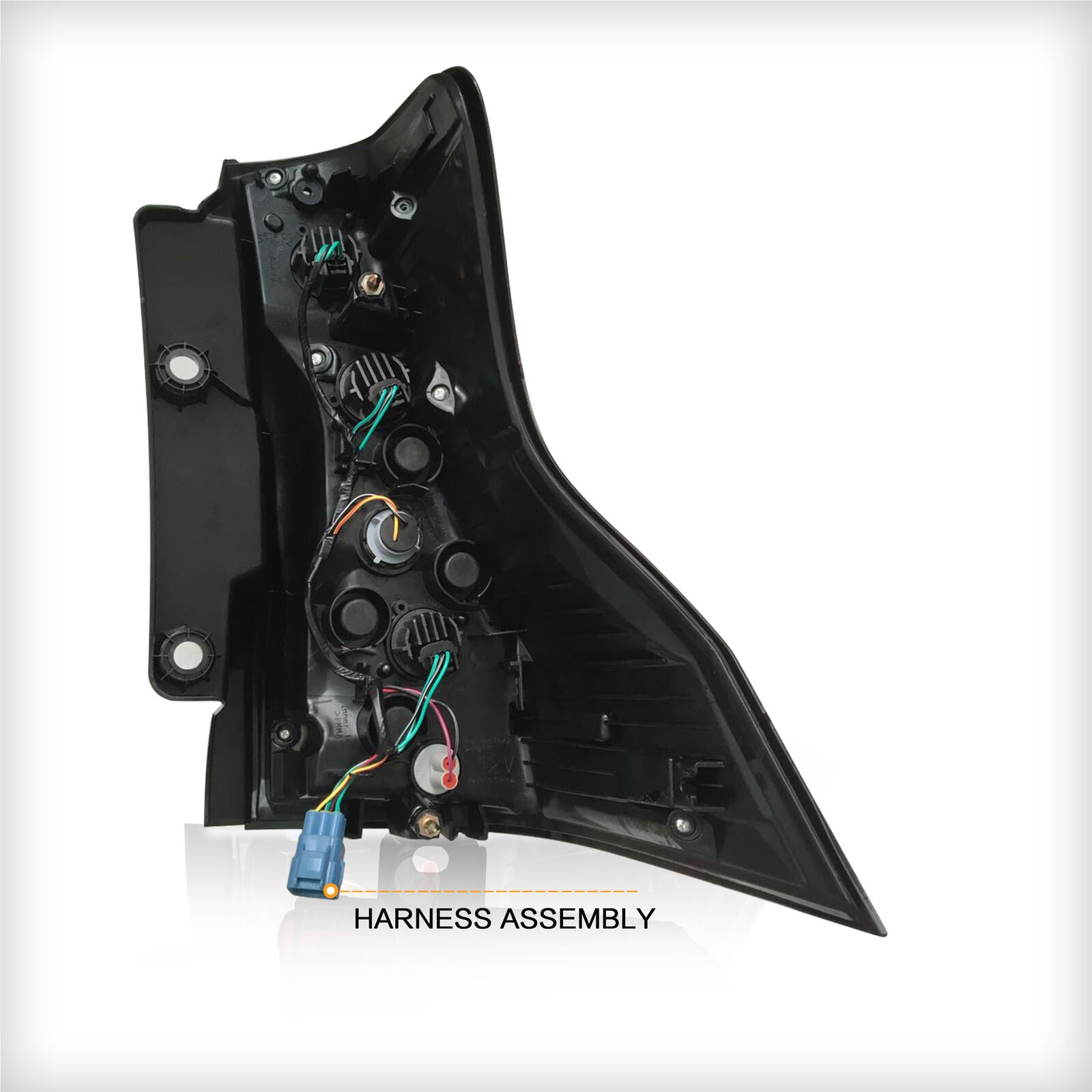 Rear View of Toyota Land Cruiser Prado with Smoked Lens LED Tail Lights Installed