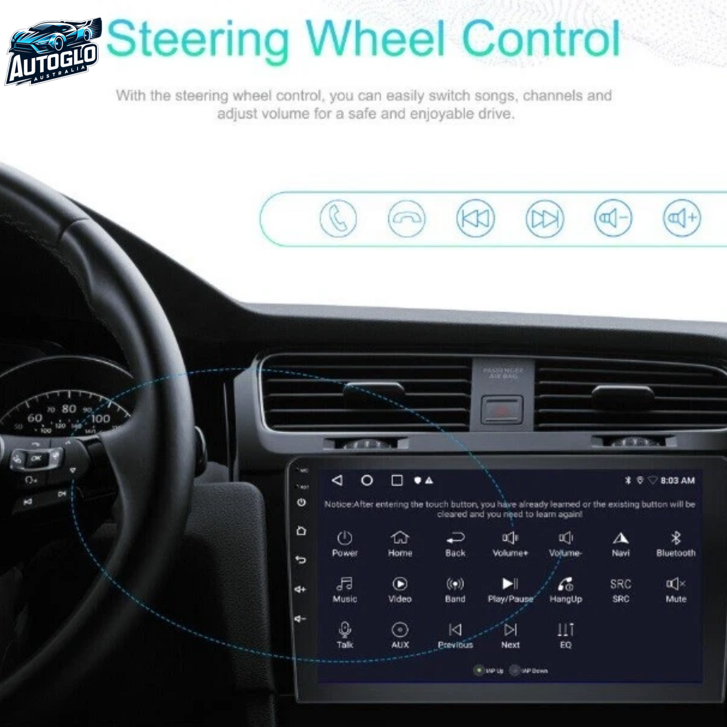 Autoglo Australia 9" (2GB+32G) Android Carplay BT GPS Stereo for HOLDEN CRUZE (2009-14)