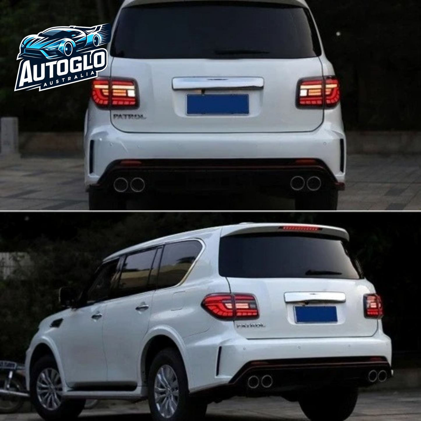 Autoglo Australia For Nissan Patrol Tail Light 2012-2019 V2