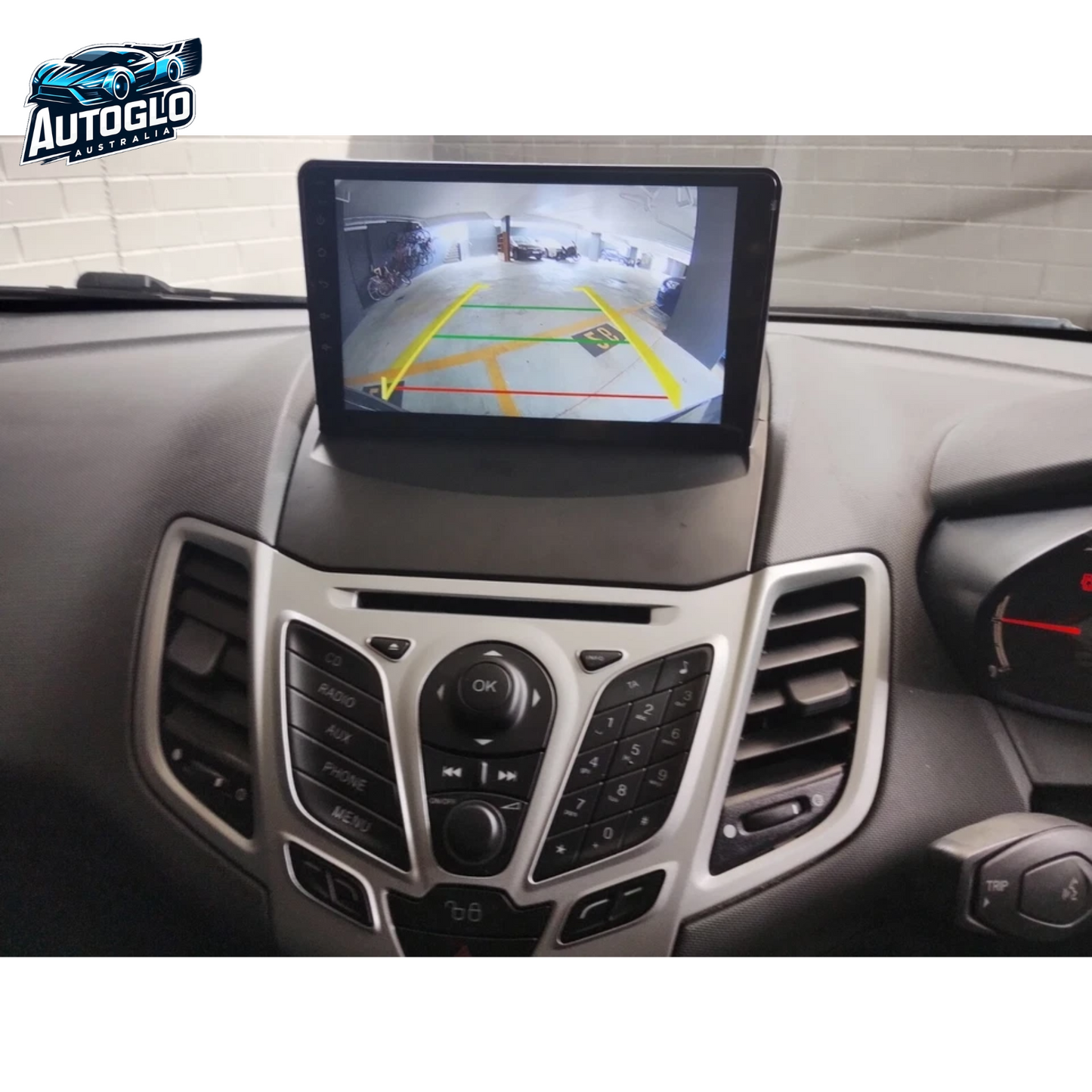 Autoglo Australia 9" Android Carplay Stereo BT GPS for FORD FIESTA 2GB+32G (2009-16)