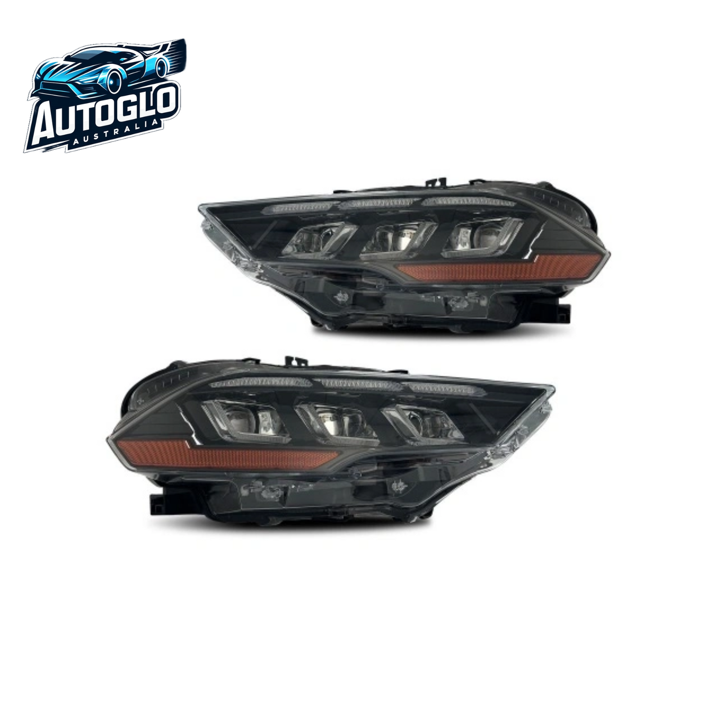 Autoglo Australia LED Headlights for 2018 - 2022 Ford Mustang with start-up Animation