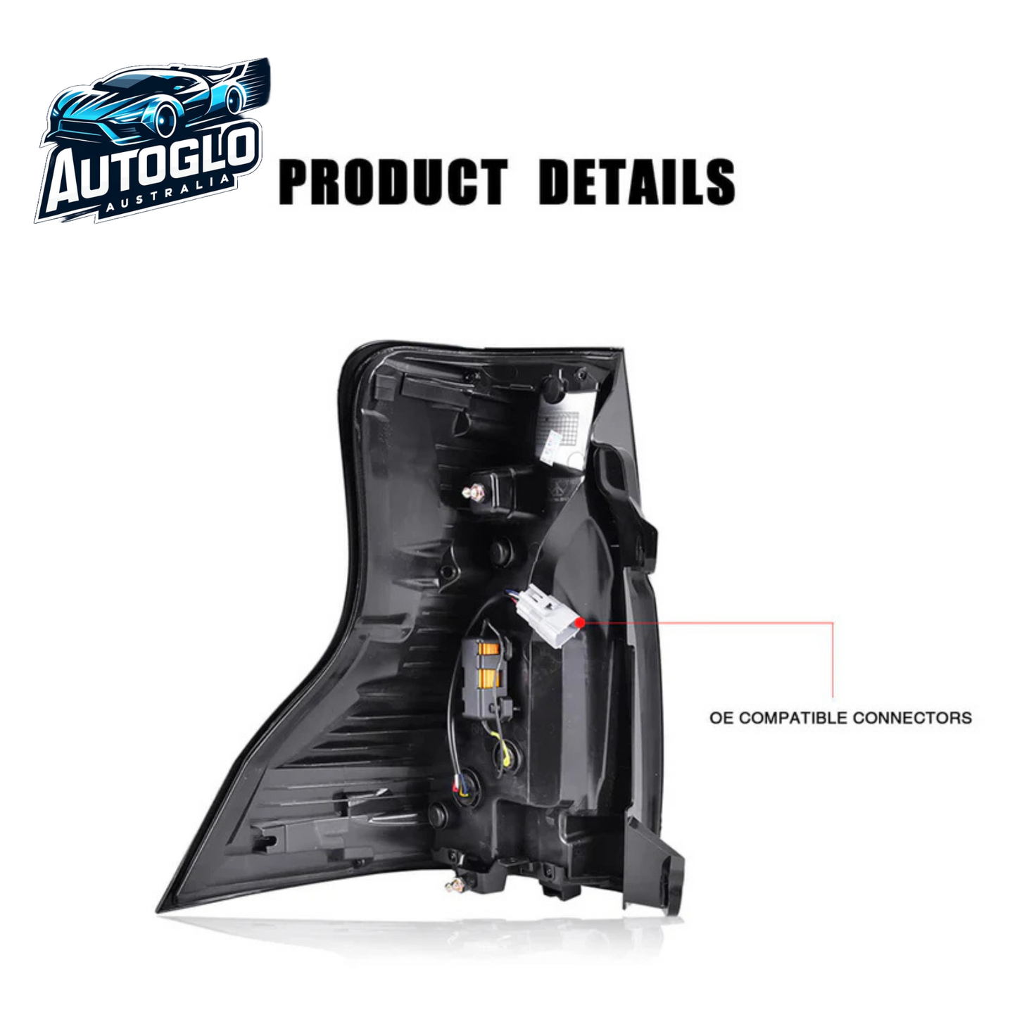 Autoglo Australia 2010-2021 LED Tail Lights For Toyota Land Cruiser Prado
