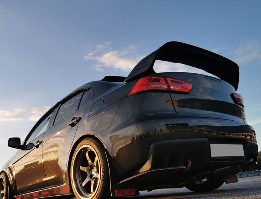 Red LED Tail Lights For 2008-18 Mitsubishi Lancer EVO Sedan W/Sequential Signal