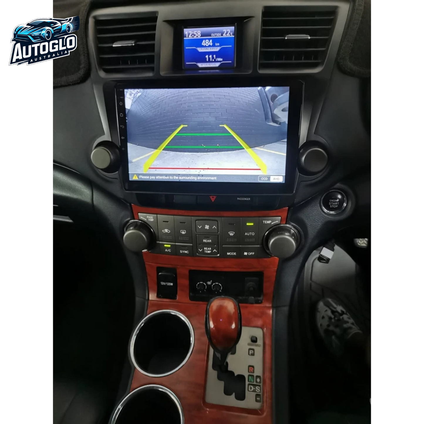 Autoglo Australia 10.1" Android Stereo Carplay for TOYOTA KLUGER BT GPS NAVI 2GB+32GB (2009-14)
