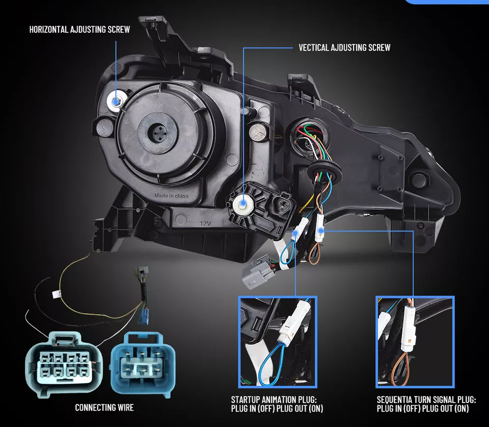 VLAND Full LED V3 Projector Headlights For 2012-20 Toyota 86 Subaru BRZ  DRL