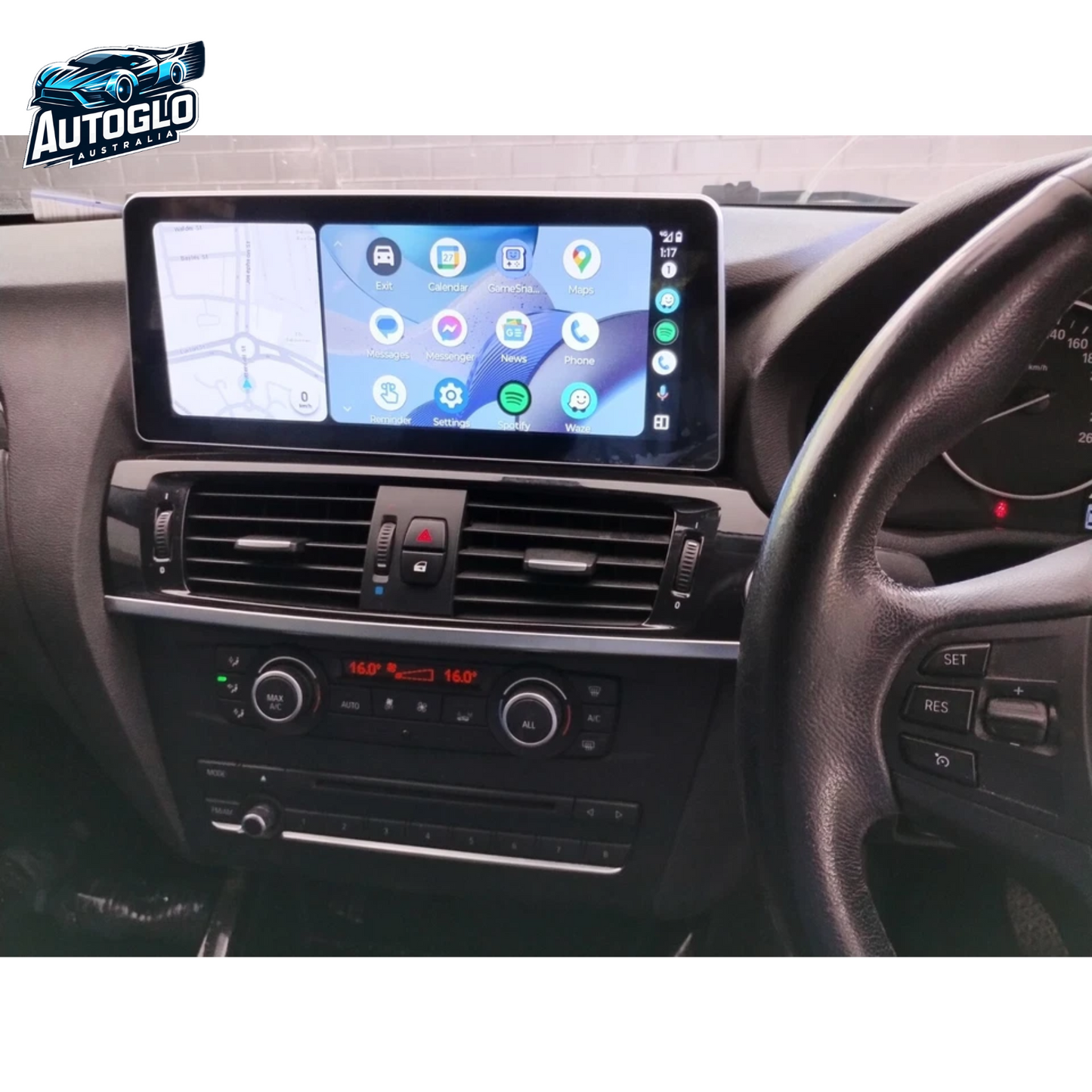 Autoglo Australia BMW X3 F25 X4 F26 12.3" XL FHD Carplay Android BT GPS 4G Auto Stereo (NBT only)