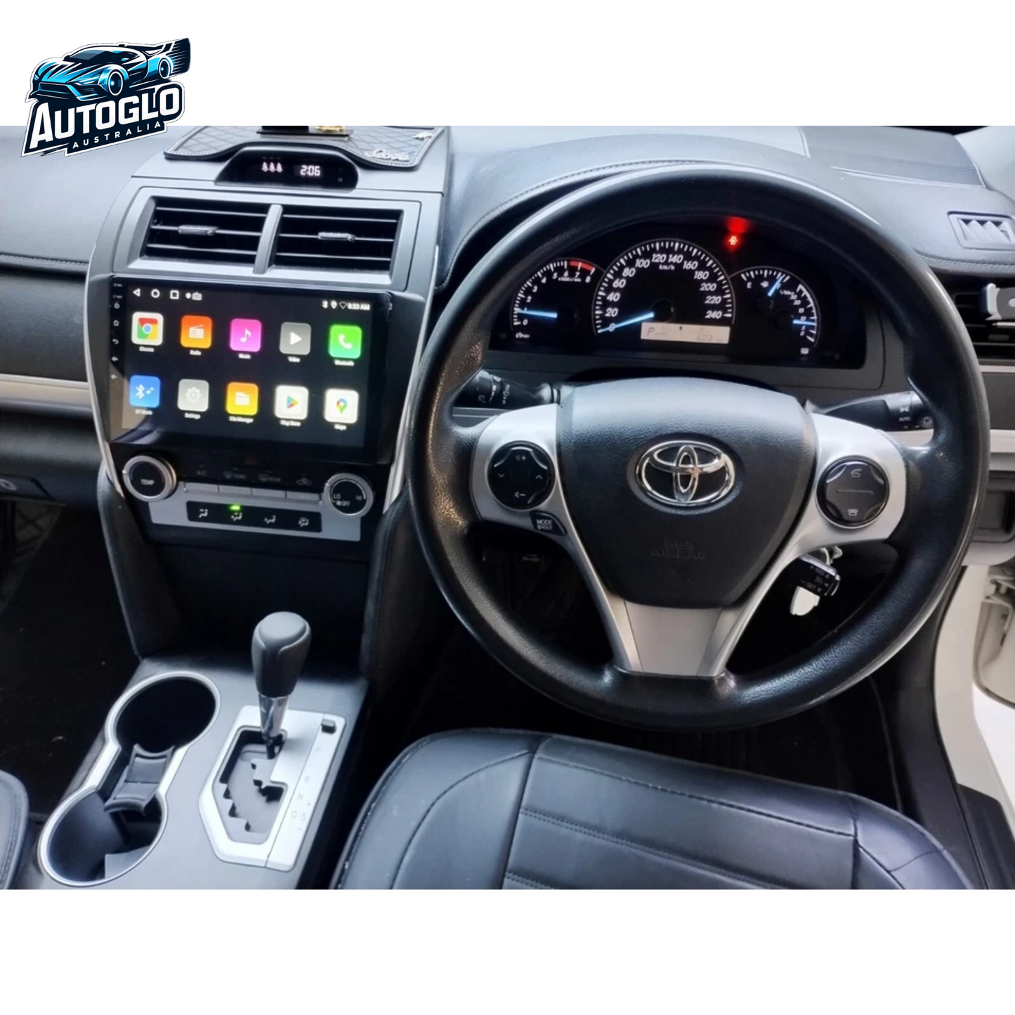 Autoglo Australia 10" CARPLAY ANDROID 2G+32G GPS BT WiFi Stereo for TOYOTA CAMRY JBL (2012-17)