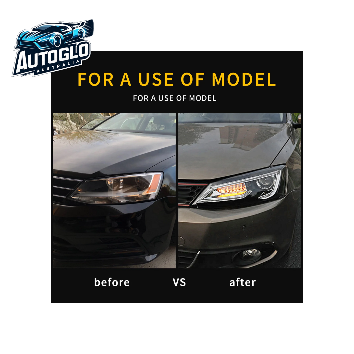 VLAND Dual Beam Headlights For Volkswagen Jetta / Sagitar 2011-2018