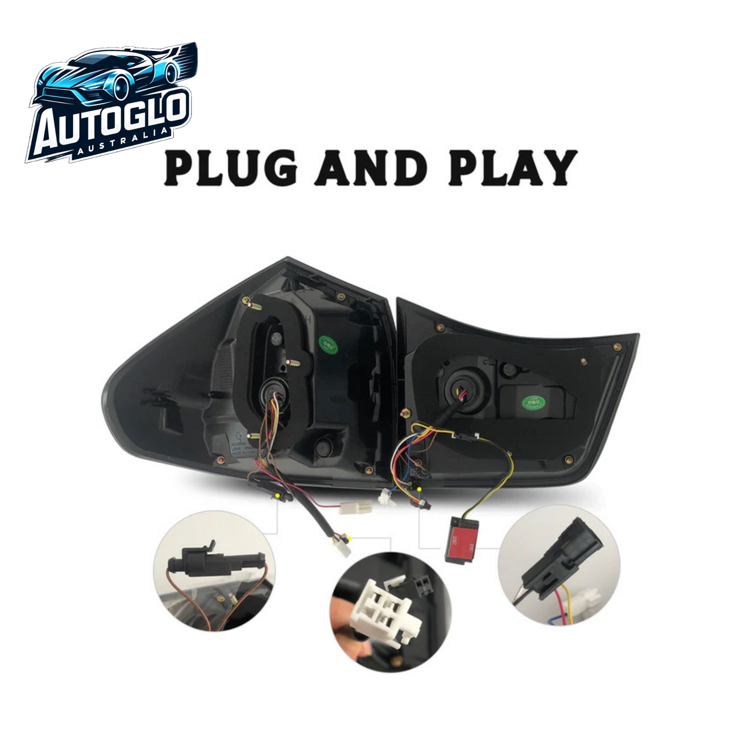 Autoglo Australia LED Tail Lights For Lexus RX 2003-2009 RX330 RX350 RX400h Start UP Animation