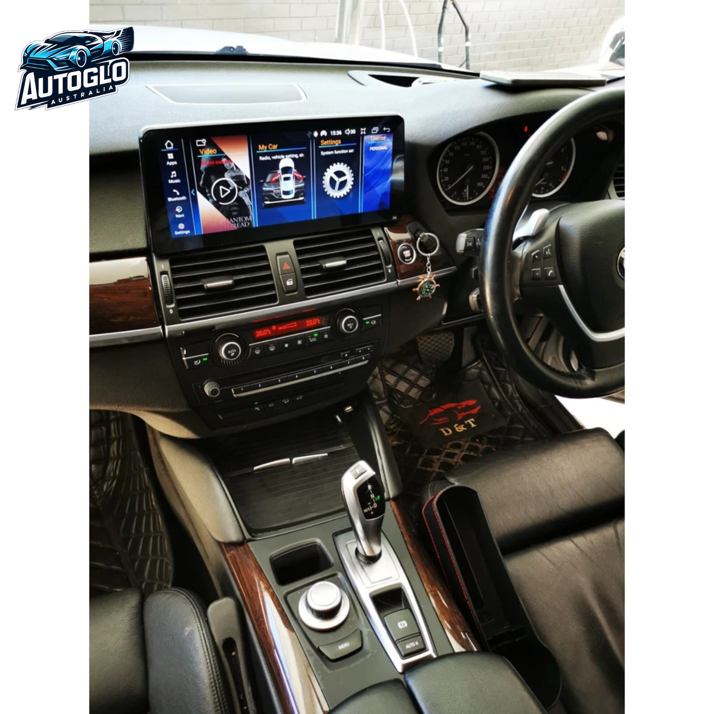 Autoglo Australia BMW X5 F15 X6 F16 12.3" XL FHD Carplay Android BT GPS 4G Auto Stereo (NBT)