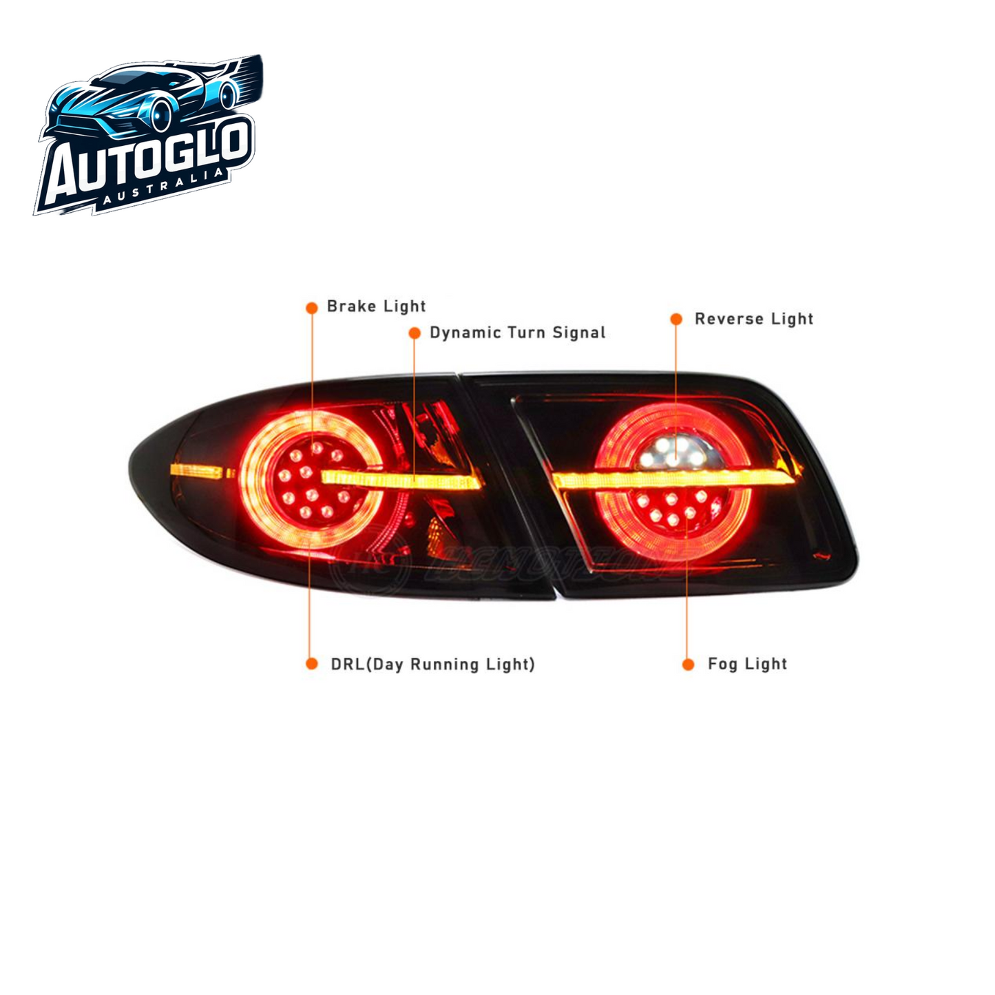 Autoglo Australia Brand New Led Taillights for 1th GEN 2003-2014 Mazda 6