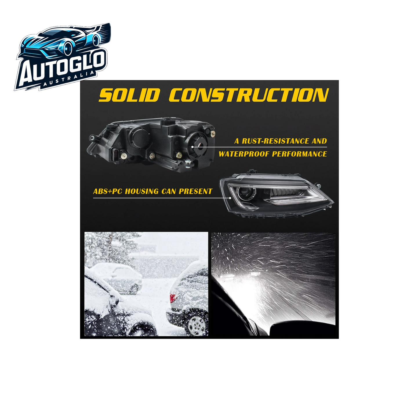 VLAND Dual Beam Headlights For Volkswagen Jetta / Sagitar 2011-2018