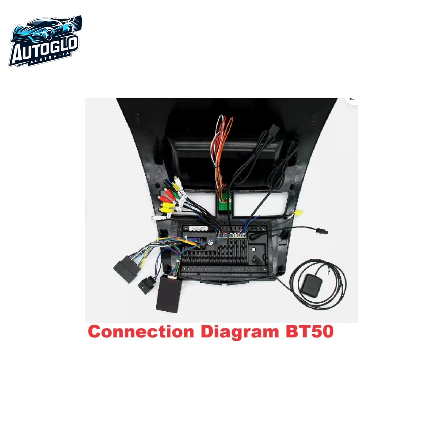 Autoglo Australia 9" CarPlay Android 13 GPS BT WiFi Stereo For MAZDA BT-50 (2012 -18) 2GB+32GB