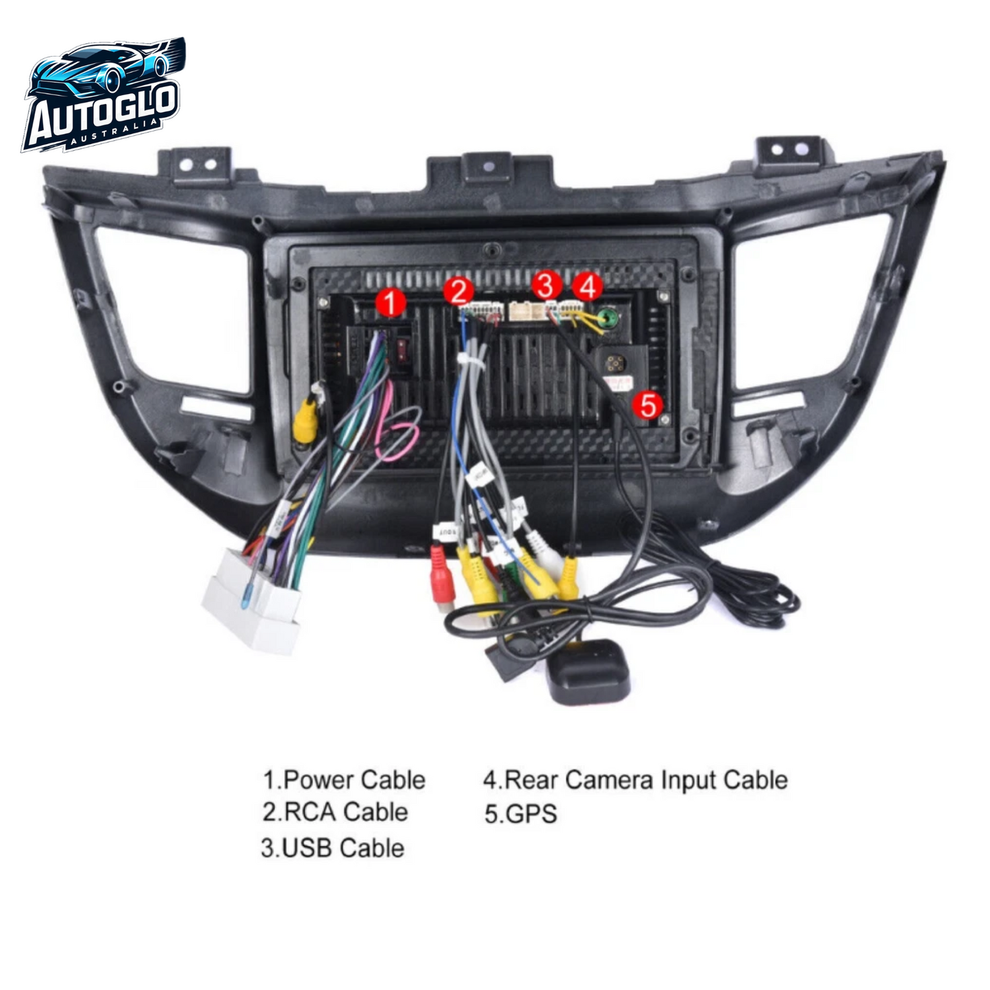 Autoglo Australia 9" (2G+32G) GPS BT WiFi CARPLAY ANDROID 13 Stereo For HYUNDAI TUCSON (2015-17)