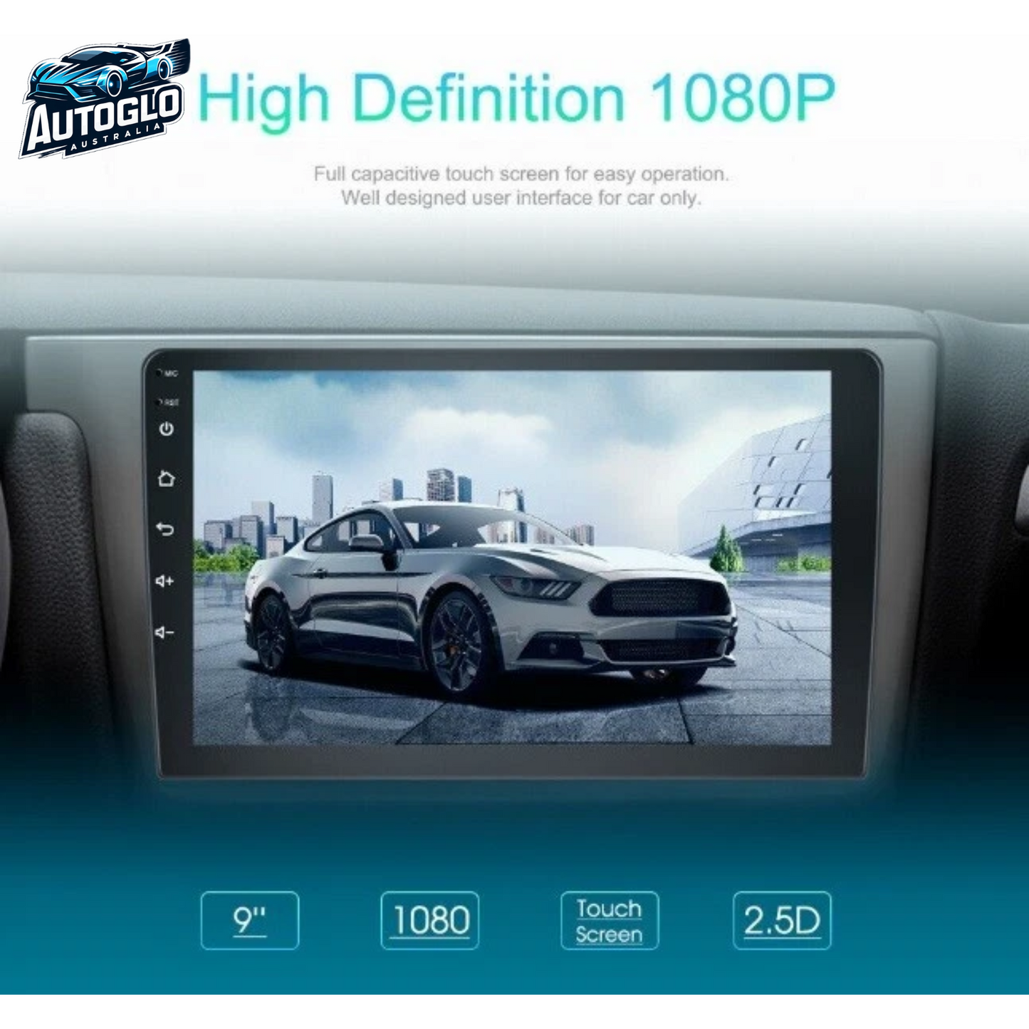 Autoglo Australia 9" CarPlay Android GPS BT WiFi Stereo For VOLVO XC90 (2004-13) 2+32GB