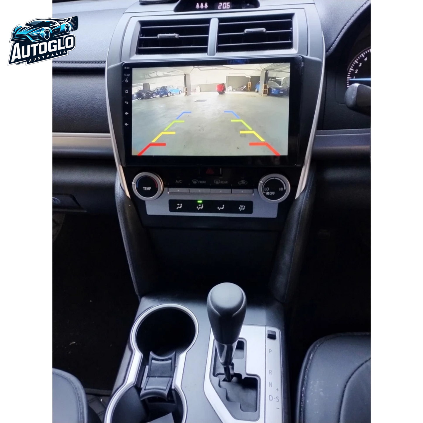 Autoglo Australia 10" CARPLAY ANDROID 13 2G+32G GPS BT WiFi Stereo for TOYOTA CAMRY (2012-14)