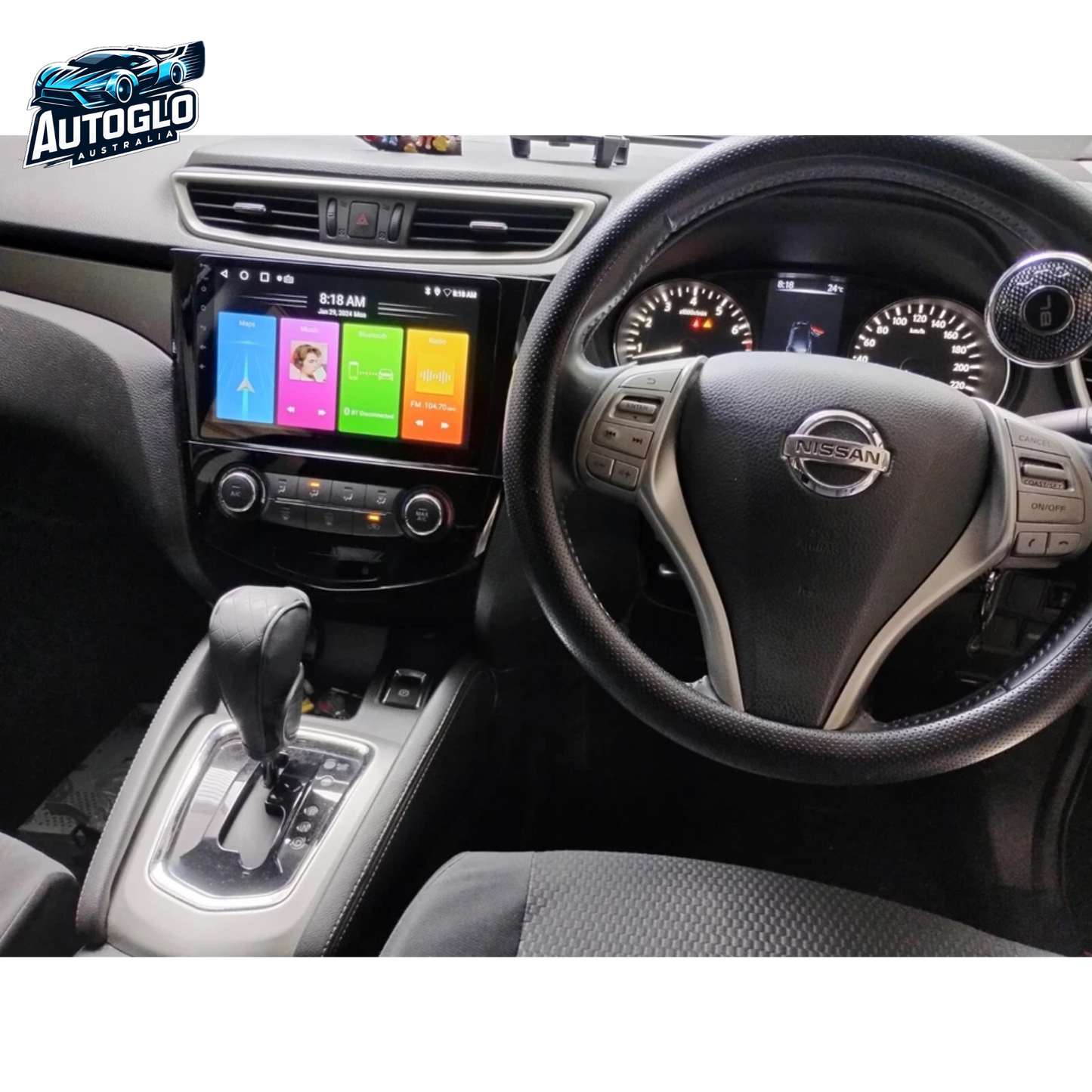 Autoglo Australia 10.1" Android Carplay Stereo for Nissan Qashqai X-Trail T32 - 2012-22 (2GB+32G)