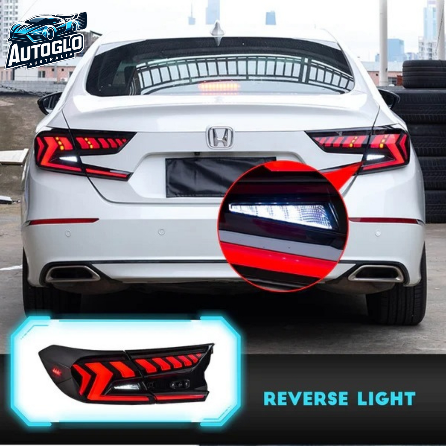 Autoglo Australia LED Taillights for Honda Accord 2018-2022