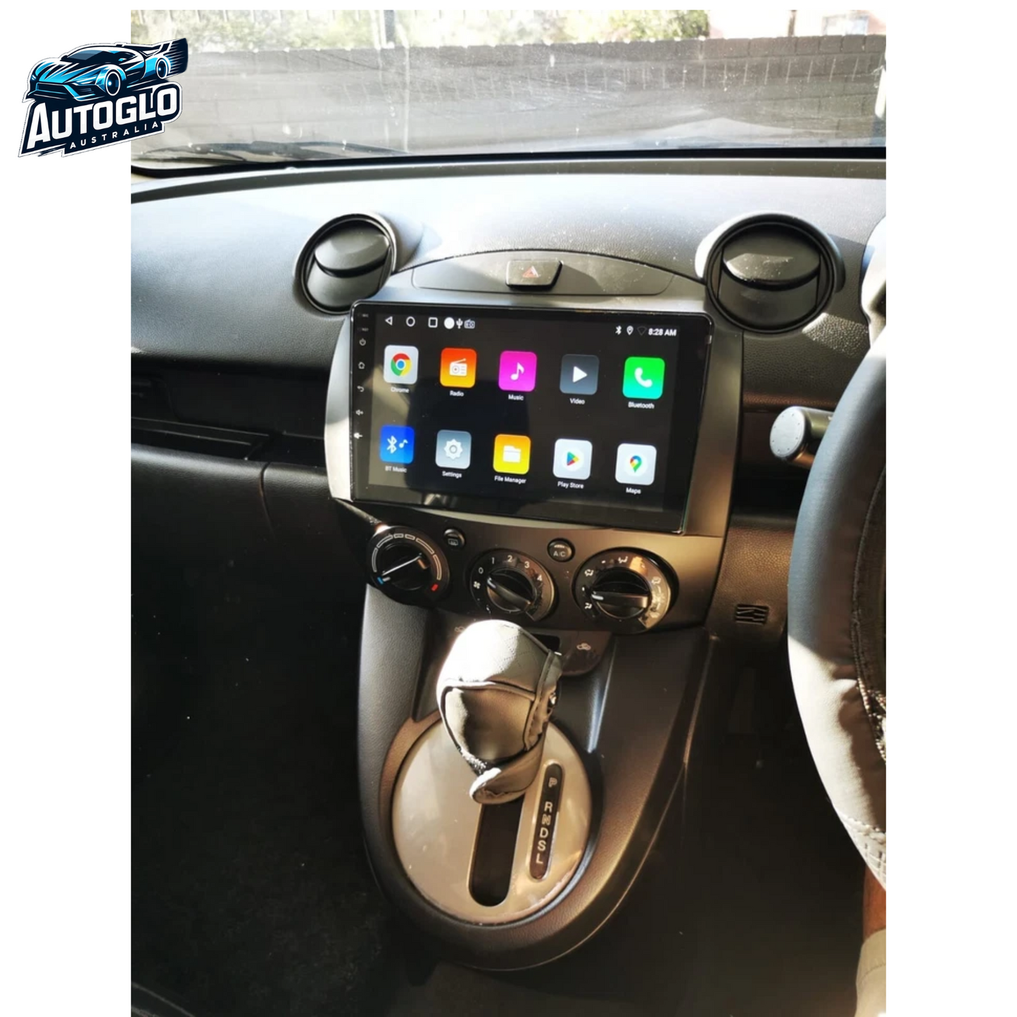 Autoglo Australia 9" CarPlay Android For MAZDA 2 (2007 -14) GPS BT WiFi (2GB+32GB)