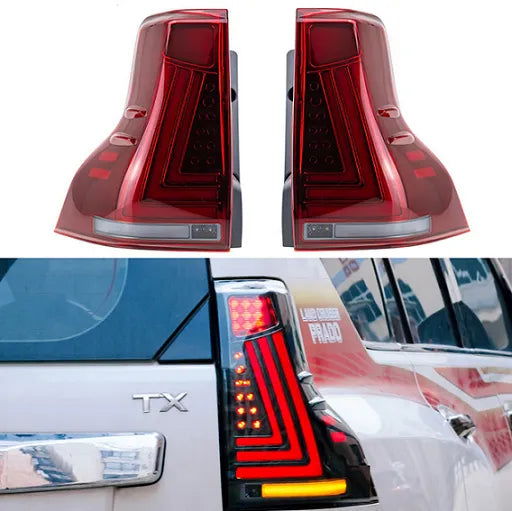 Autoglo Australia RED LED Taillights for 2010-2021 Toyota Prado V2 - Autoglo Australia