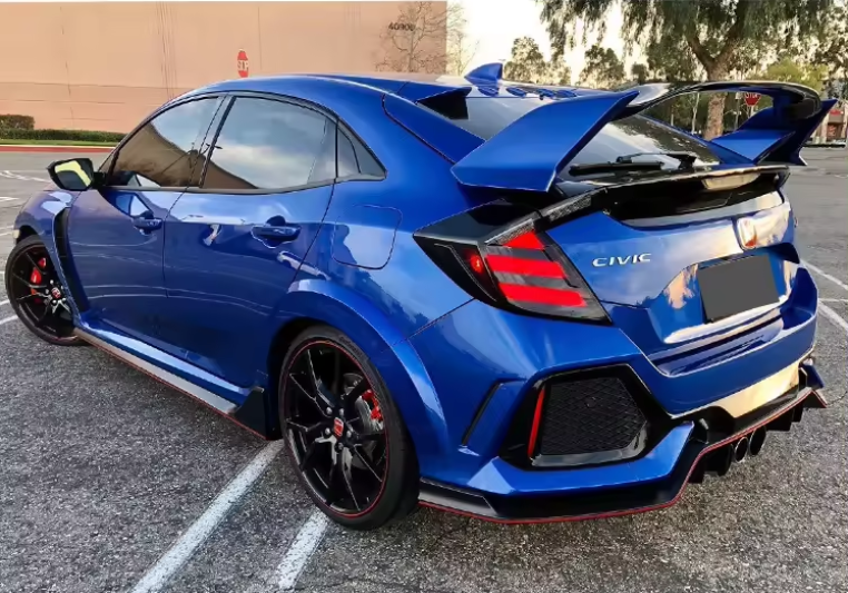 Autoglo Australia Smoked Fully LED Aftermarket Taillights For 2016-2021 Honda Civic Hatchback V1 - Autoglo Australia