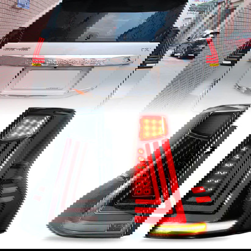 Autoglo Australia Smoked LED Taillights for 2010-2021 Toyota Prado V2 - Autoglo Australia