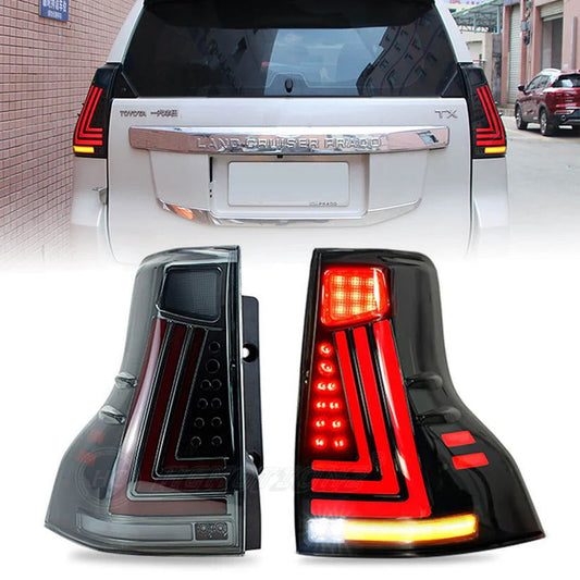 Autoglo Australia Smoked LED Taillights for 2010-2021 Toyota Prado V2 - Autoglo Australia