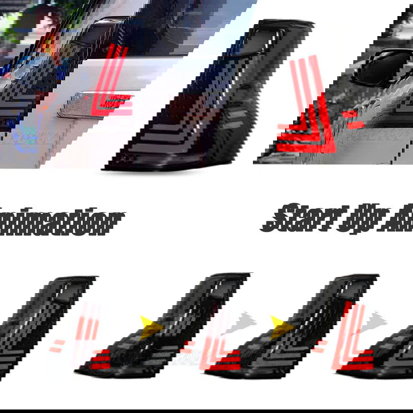 Autoglo Australia Smoked LED Taillights for 2010-2021 Toyota Prado V2 - Autoglo Australia