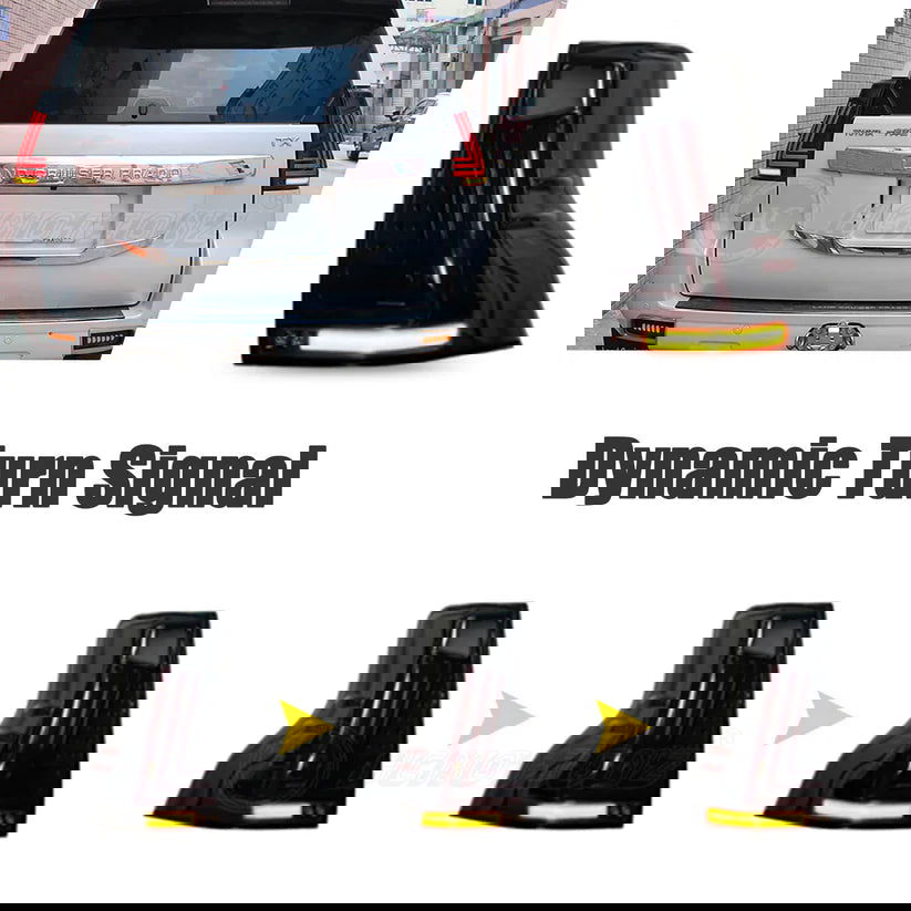 Autoglo Australia Smoked LED Taillights for 2010-2021 Toyota Prado V2 - Autoglo Australia