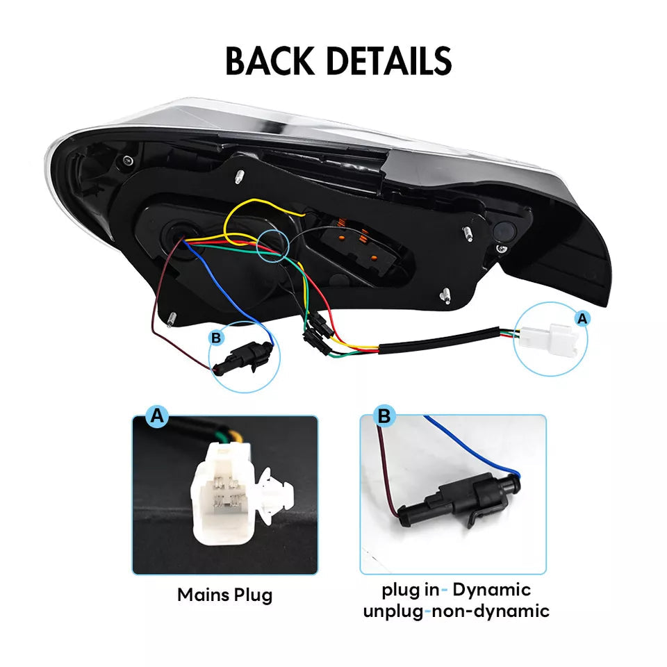 Autoglo Australia Tri Bar Projector LED Taillight for 2012-2020 Toyota 86 Subaru BRZ - Autoglo Australia