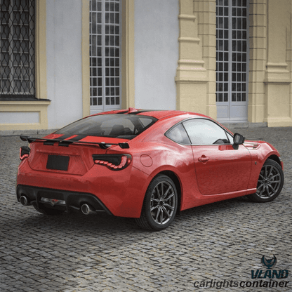 VLAND smoked dragon scale Tail Lights fit For 2012-20 Toyota 86 Subaru BRZ 13-21