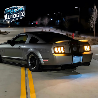 Autoglo Australia FULL LED Tail lights For Ford Mustang 2005-2009 Start UP Animation