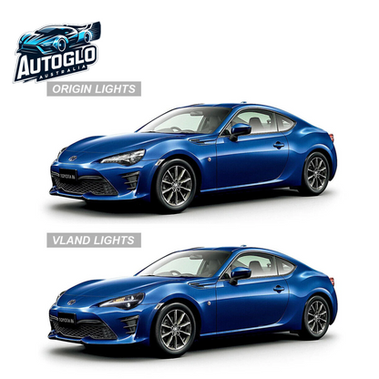 VLAND LED Headlights Blue DRL For 12-21 Toyota 86 Subaru BRZ Projector Headlamps
