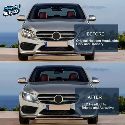 VLAND LED Projector Headlights For Mercedes Benz W205 C-Class 2015-2021