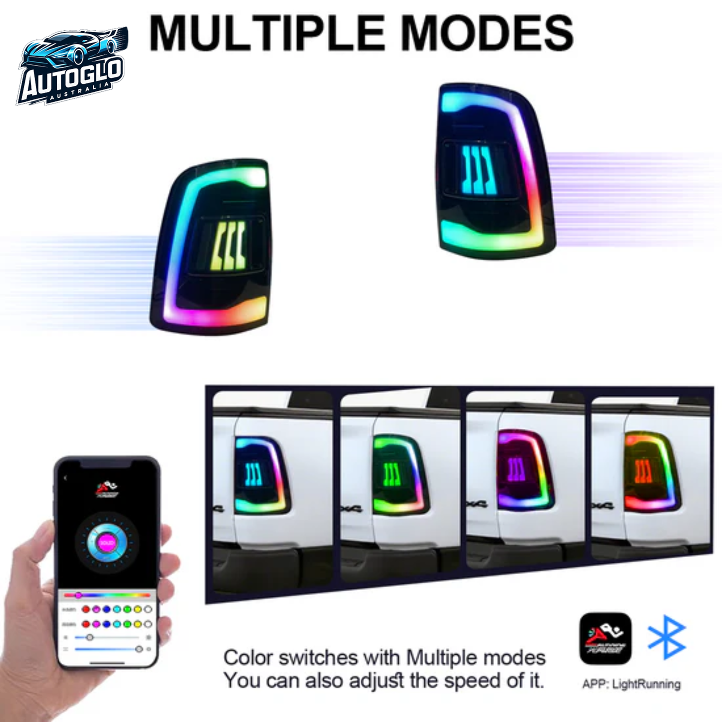 Autoglo Australia Ram 1500 2009–2018 RGB Taillights