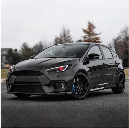 VLAND Red Demon Eyes LED Headlights for Ford Focus 2015-2018 Sequential Signals