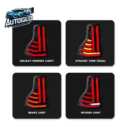 Autoglo Australia 2010-2021 LED Tail Lights For Toyota Land Cruiser Prado
