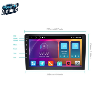 Autoglo Australia 9" (2GB+32G) Android Carplay BT GPS WiFi Stereo for HONDA JAZZ (2014-18)