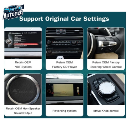 Autoglo Australia BMW 3 Series E90/91 5 Series E61/61 12.3" XL FHD Carplay Android Stereo BT CIC