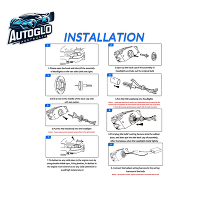 VLAND LED Projector Headlights  Fit for 2012-2015 Hyundai Elantra【Avante MD】