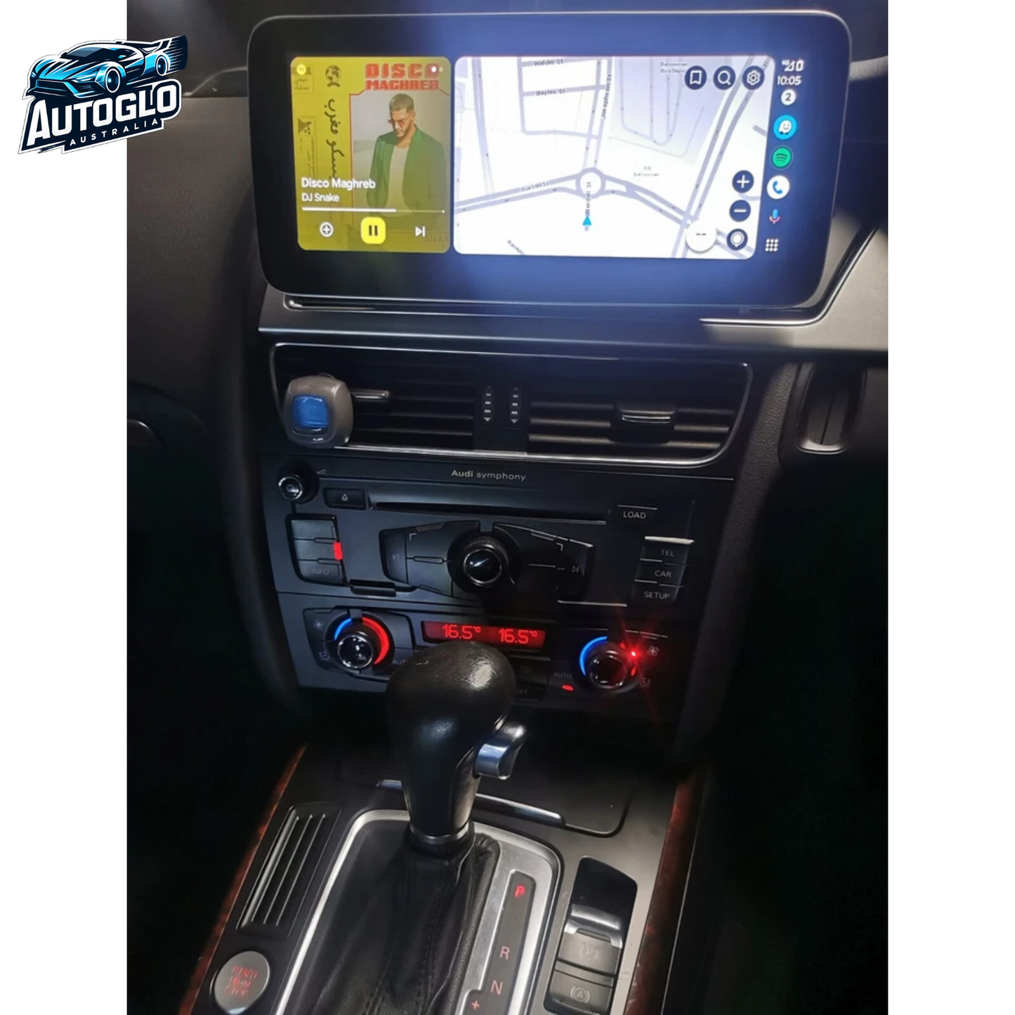 Autoglo Australia 10.25" Android Carplay Car Stereo GPS Head Unit For Audi A4 B8 A5 (2009-16 Low)